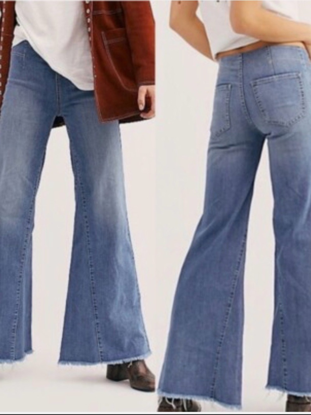 Free People Skyline Flare Pull-On Jeans Size 26